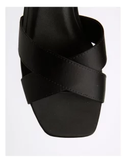 New 😍 Miss Shop Buttercup Black Satin 🩴 Sandal In Black ✔️ -Sandals Thongs Online Shop unnamed file 7504