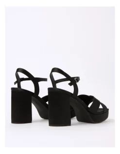 New 😍 Miss Shop Buttercup Black Satin 🩴 Sandal In Black ✔️ -Sandals Thongs Online Shop unnamed file 7506