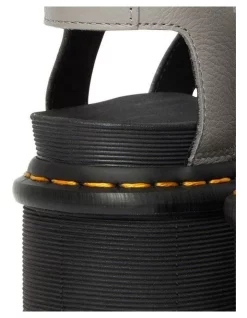 Discount 😉 Dr Martens Blaire Quad In Grey/Black 👍 -Sandals Thongs Online Shop unnamed file 7517