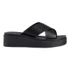 Best Pirce 👍 Verali Rayne Slides In Black Smooth ✔️ -Sandals Thongs Online Shop unnamed file 7635
