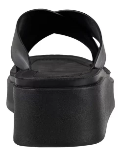 Best Pirce 👍 Verali Rayne Slides In Black Smooth ✔️ -Sandals Thongs Online Shop unnamed file 7637