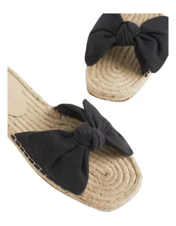 Hot Sale 🎁 Seed Heritage Sandra Knot Espadrille In Black 🧨 -Sandals Thongs Online Shop unnamed file 7695