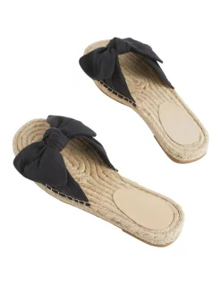 Hot Sale 🎁 Seed Heritage Sandra Knot Espadrille In Black 🧨 -Sandals Thongs Online Shop unnamed file 7696