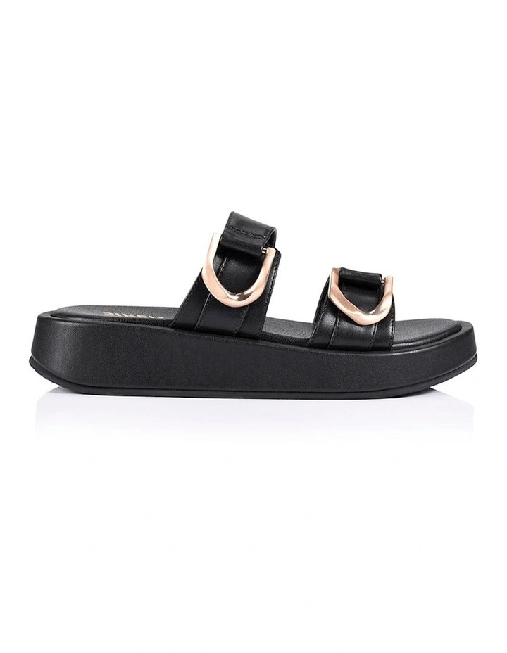 Outlet ⭐ Siren Allure Chunky Slides In Black ✨ 3 Outlet ⭐ Siren Allure Chunky Slides In Black ✨