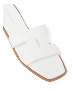 Coupon 🌟 Forever New Tina Padded Slide In White 😀 -Sandals Thongs Online Shop unnamed file 7749