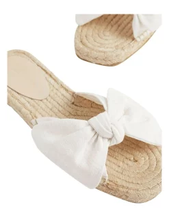 Budget ✨ Seed Heritage Sandra Knot Espadrille In White 🥰 -Sandals Thongs Online Shop unnamed file 7815