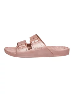 New ❤️ Freedom Moses Unisex Venus Pink Slide 🎉