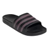 Hot Sale 😀 Adidas Adilette Aqua Slides In Black 🤩