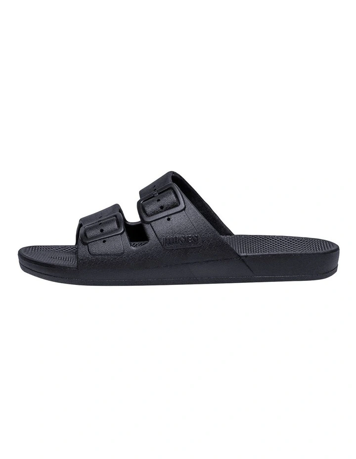 Deals 🥰 Freedom Moses Unisex Black Slide 😀 3 Deals 🥰 Freedom Moses Unisex Black Slide 😀