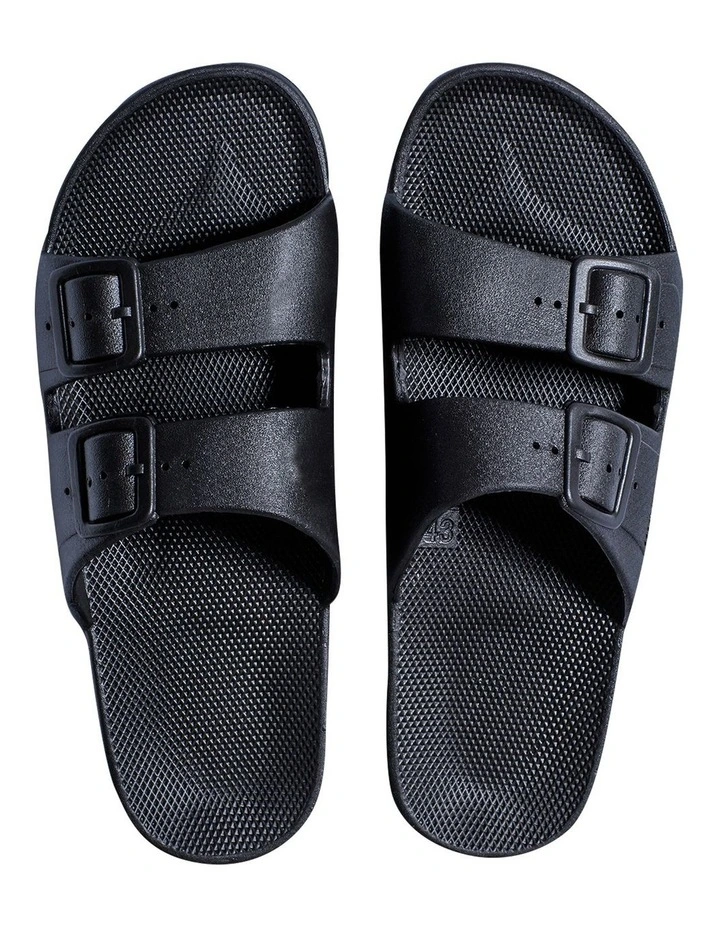Deals 🥰 Freedom Moses Unisex Black Slide 😀 4 Deals 🥰 Freedom Moses Unisex Black Slide 😀 - Image 2