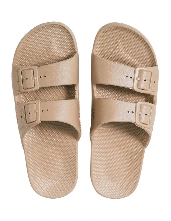 Outlet π Freedom Moses Unisex Slide In Beige π 3 Outlet π Freedom Moses Unisex Slide In Beige π