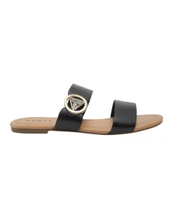 Promo 🔔 Guess Speak 🩴 Sandal In Black 👏