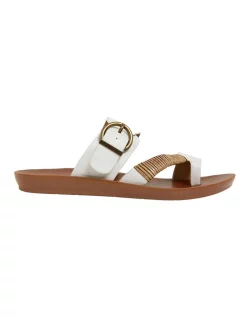 Coupon 🔔 Sandler Geneva White Smooth 🩴 Sandals 🥰