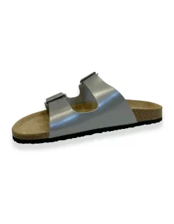 Flash Sale 😀 Aus Wooli Ugg Melbourne Silver 🩴 Sandals 🎁