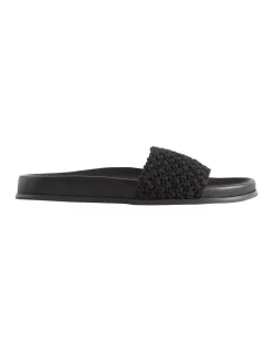 Flash Sale 👍 Seed Heritage Donna Crochet Slide In Black ❤️
