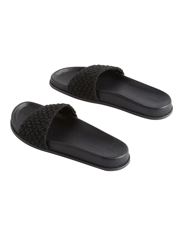 Flash Sale π Seed Heritage Donna Crochet Slide In Black β€οΈ 5 Flash Sale π Seed Heritage Donna Crochet Slide In Black β€οΈ - Image 3