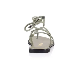 Outlet 🥰 Siren Sava Tie Up 🩴 Sandals In Olive ❤️ -Sandals Thongs Online Shop unnamed file 956